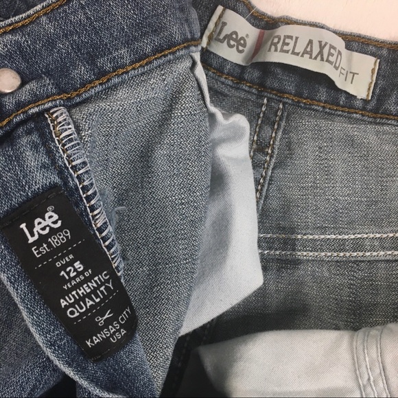 Vintage Lee Relaxed Fit Straight Leg Jeans 34x32 - Picture 11 of 14